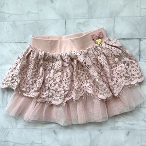Angel’s Face Pink Lace and Tulle Skirt